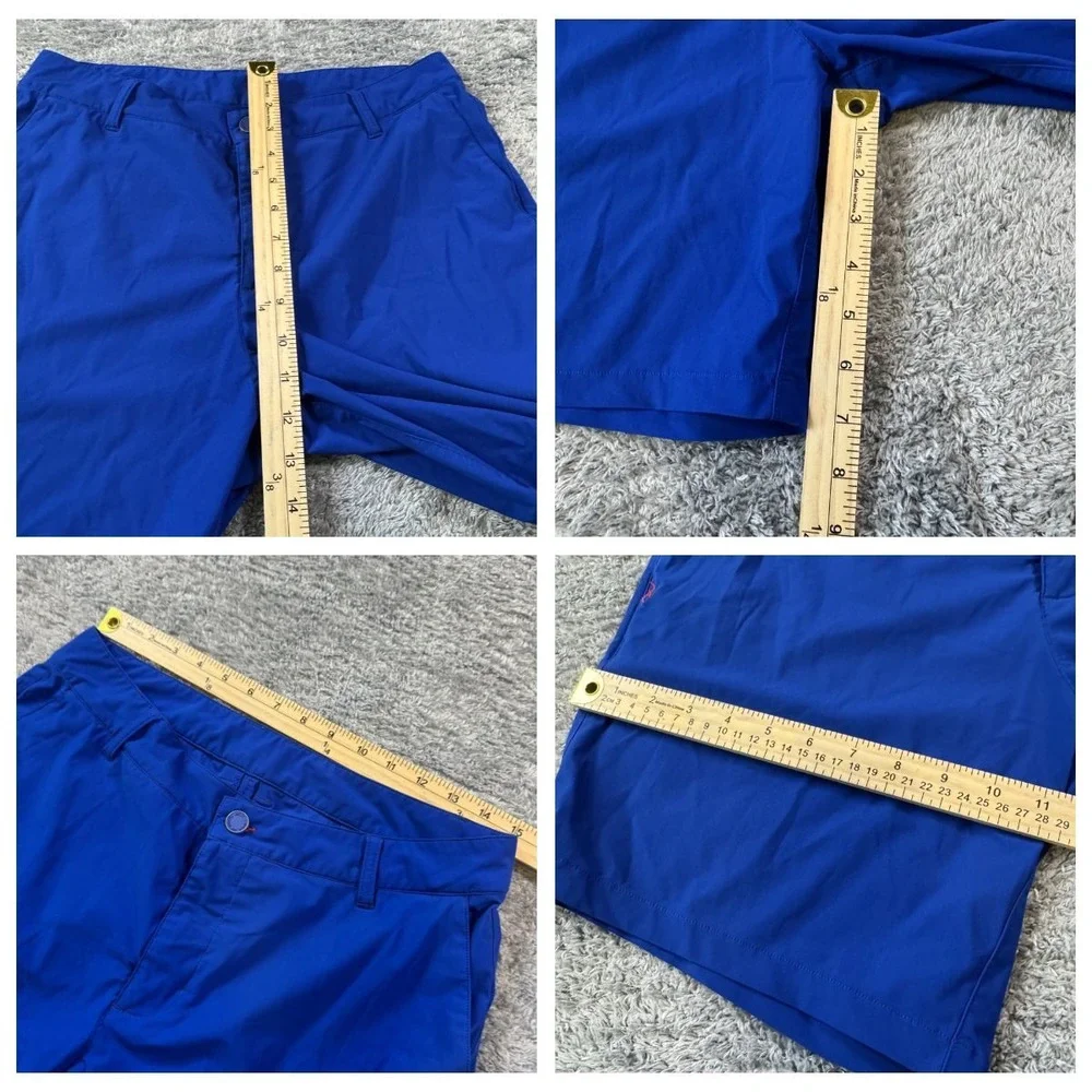 Rhone Commuter Shorts 31 Royal Blue Stretch Performance Fabric